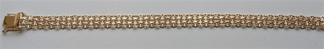 X-länk armband med stav 01-XSTAV210